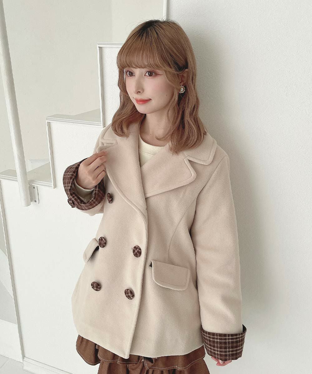 beige×brown / 152cm