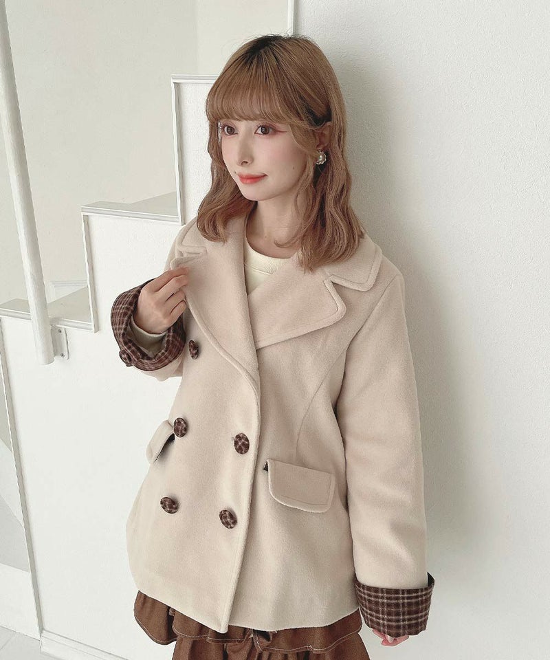 beige×brown / 152cm