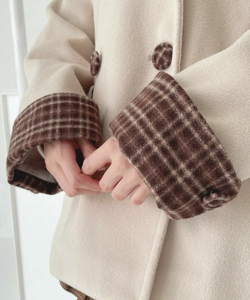 beige×brown / 152cm