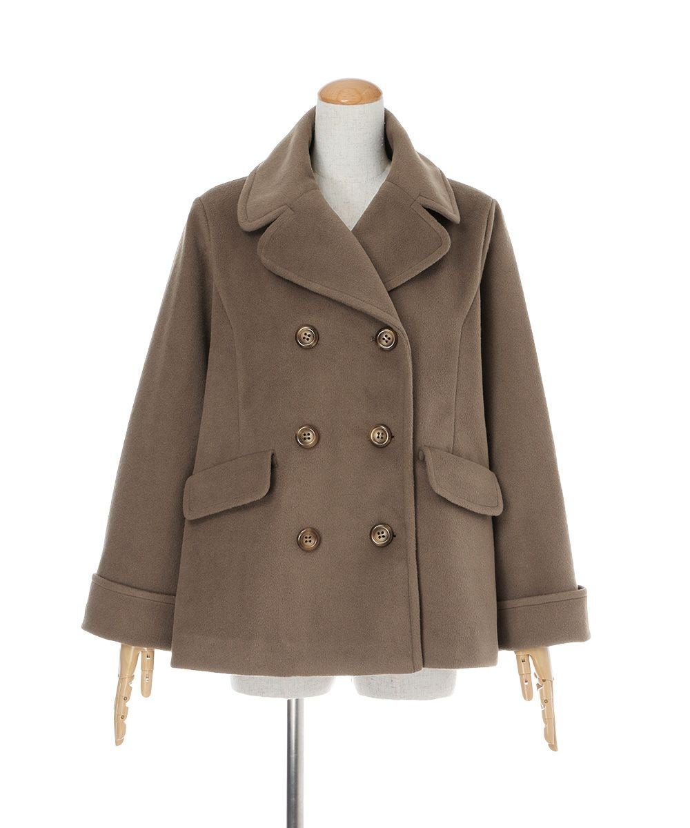 ダブル釦Aラインピーコート/F i.n.t [55AD03j006] | F i.n.t公式通販サイト