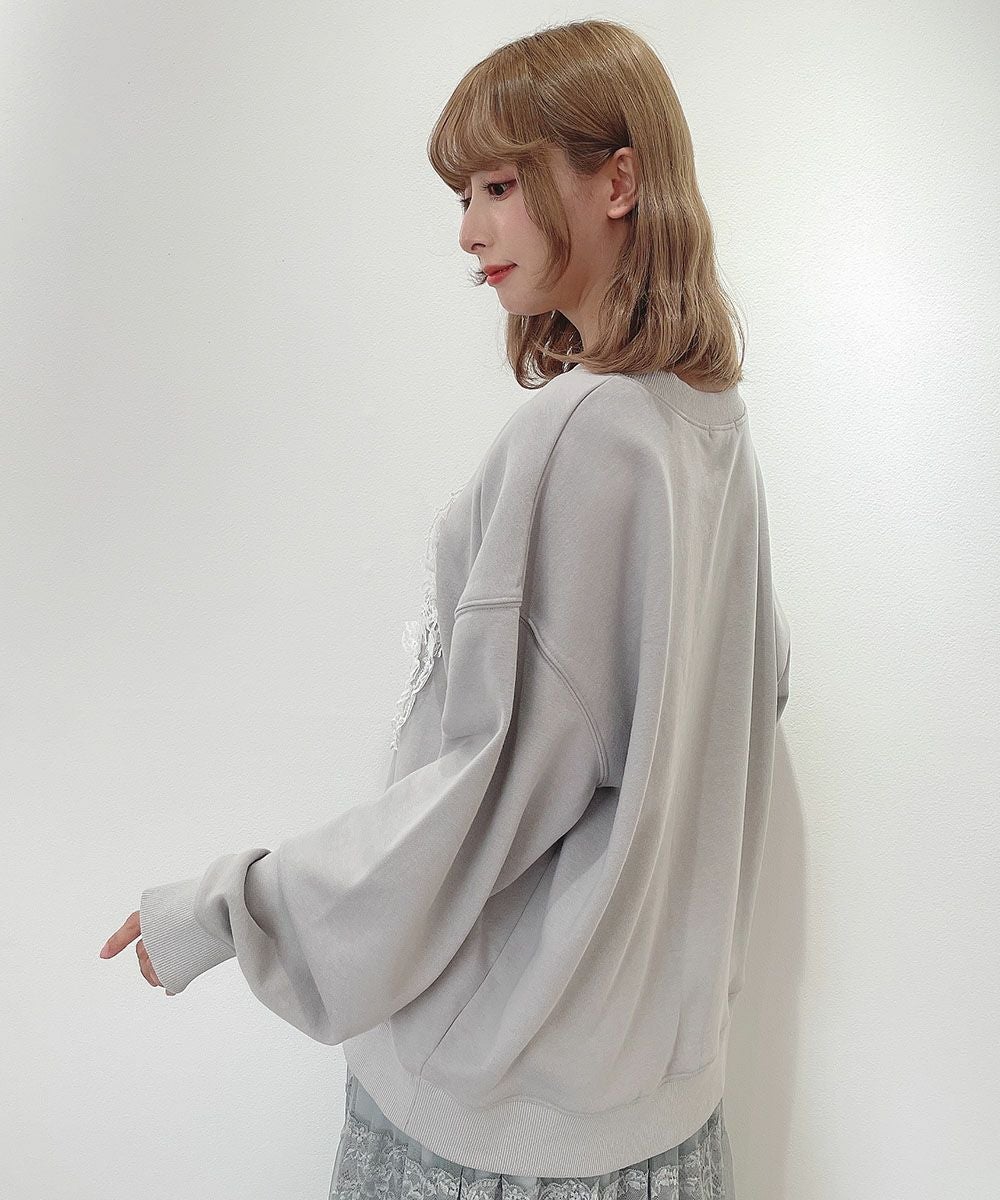 【YUKI】3月1日までお取置き⋆ameri✩ファーパッチワークスウェット 別注】yuki horimoto プリントスウェット ｜ トップス ｜ 子供服の