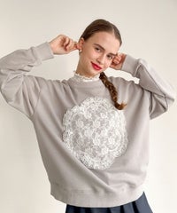 light gray / レーストップスとのレイヤード