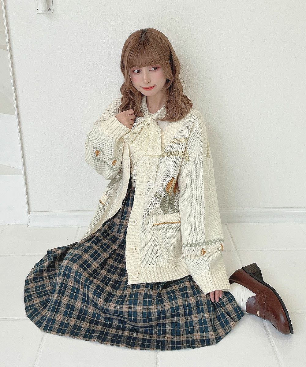 □スカラップレースボウタイシャツ/F i.n.t [55AF01j006] | F i.n.t
