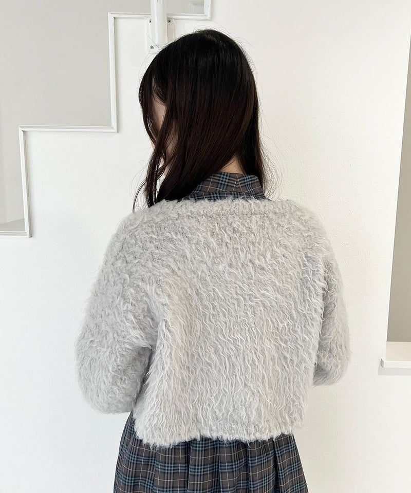 light gray / 157cm / リボンを外した状態