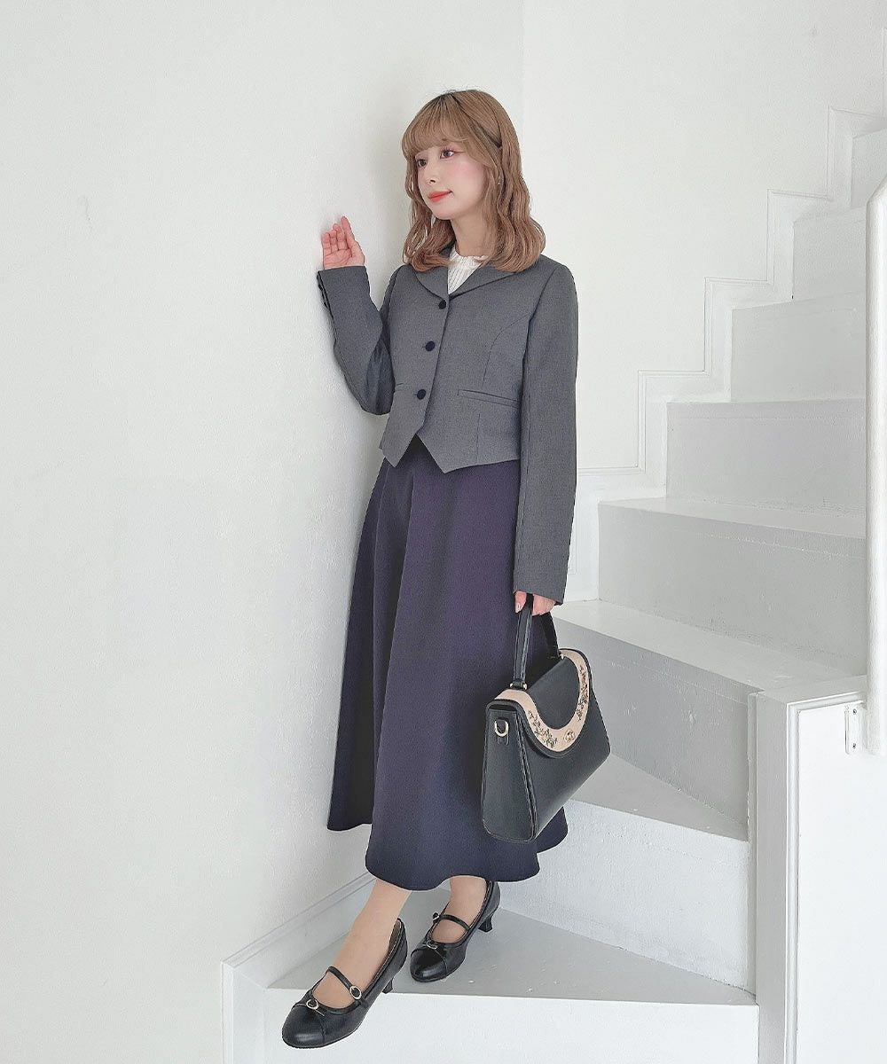 バックフリルテーラードジャケット/an another angelus [55BD01j003