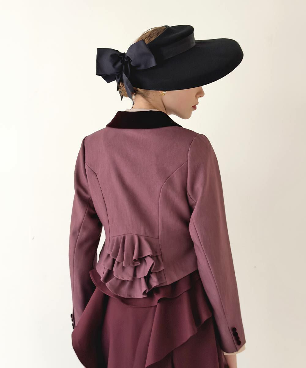 バックフリルテーラードジャケット/an another angelus [55BD01j003