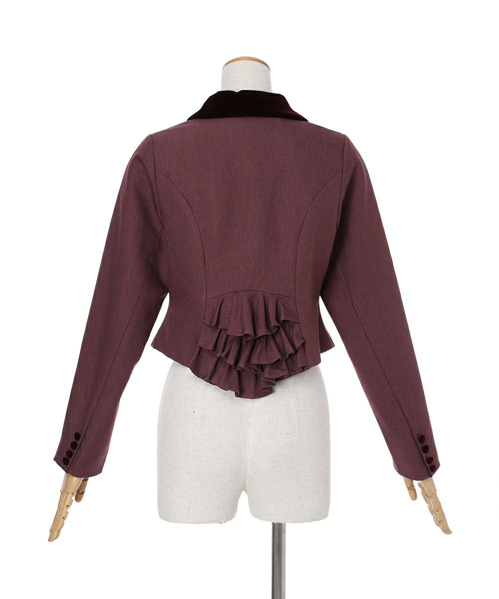 バック (wine red)
