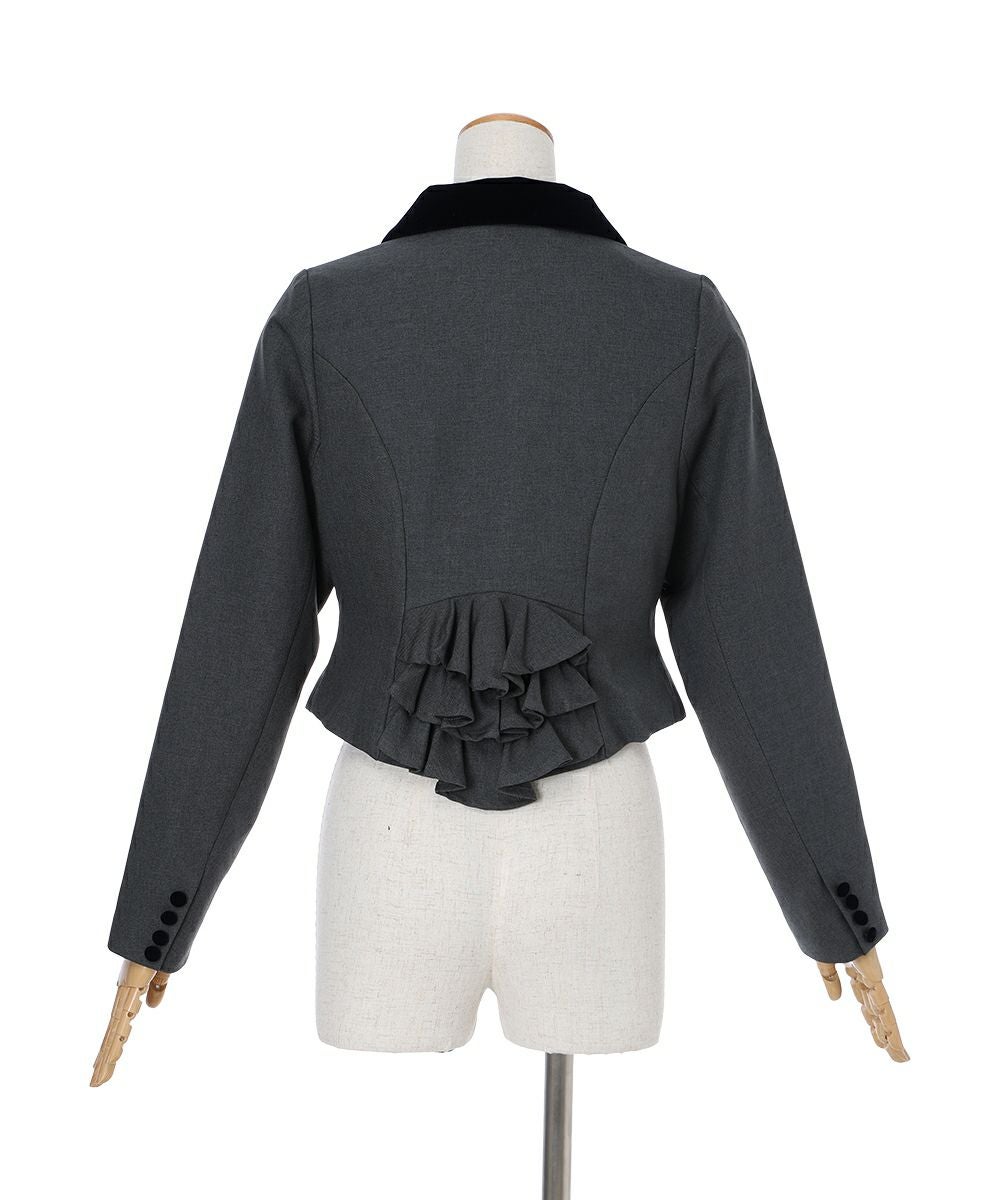 バックフリルテーラードジャケット/an another angelus [55BD01j003