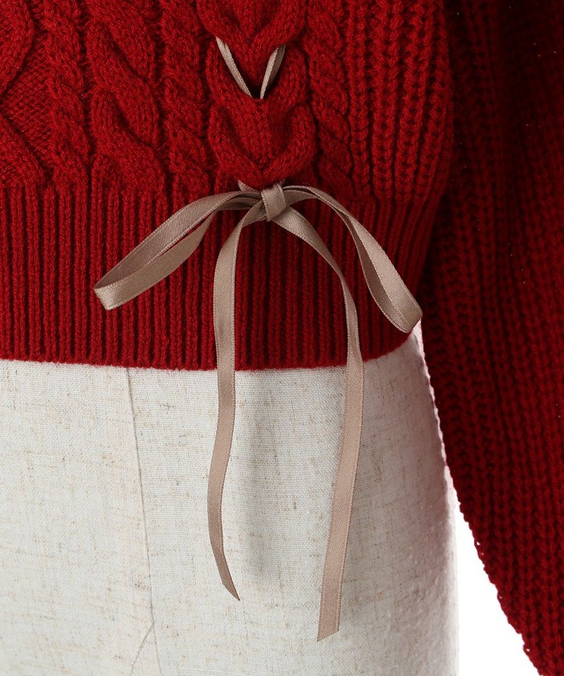 リボンアップ (red)