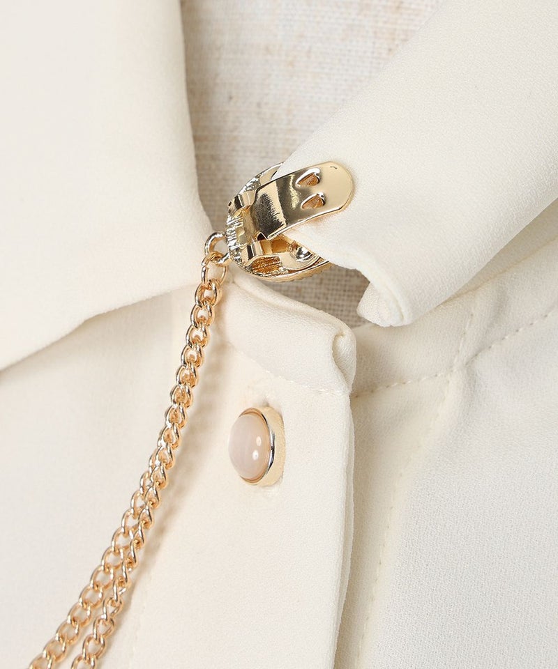 ブローチ留め具 (off white)