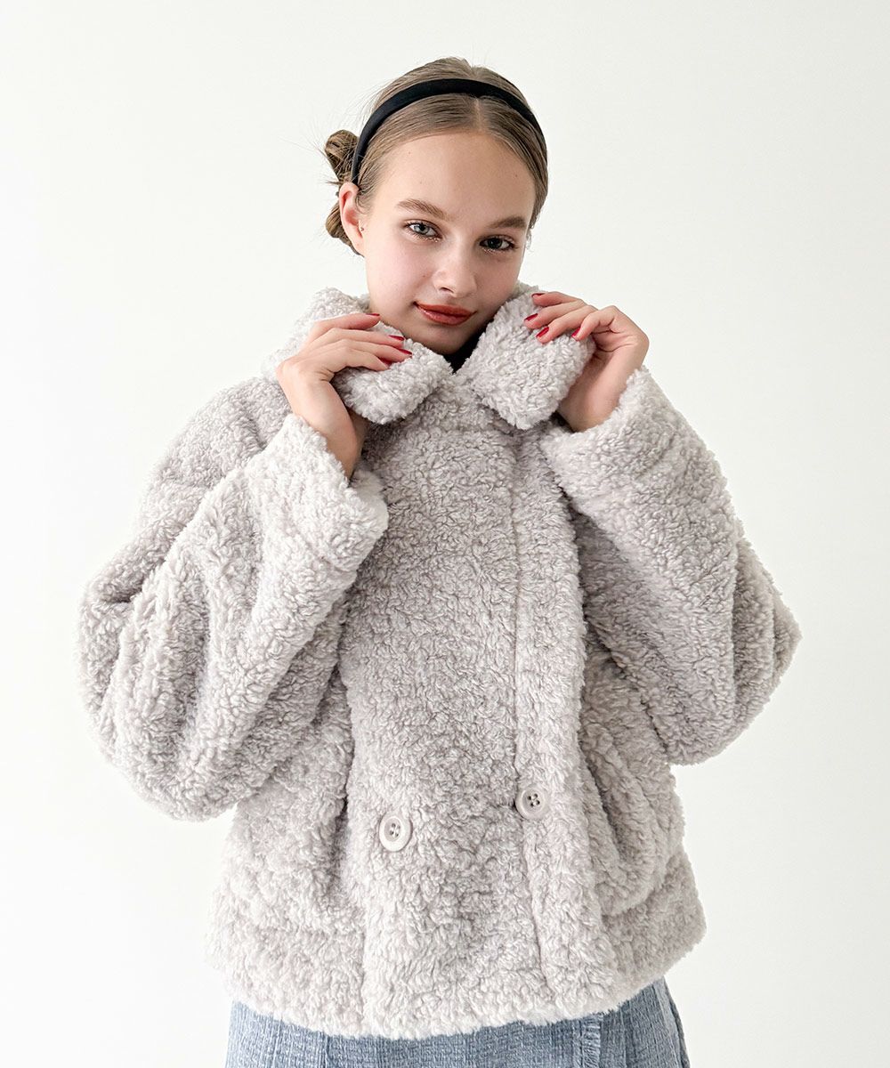 2WAY】ビッグカラーボアコート/F&A [55CD03j001] | F i.n.t公式通販サイト