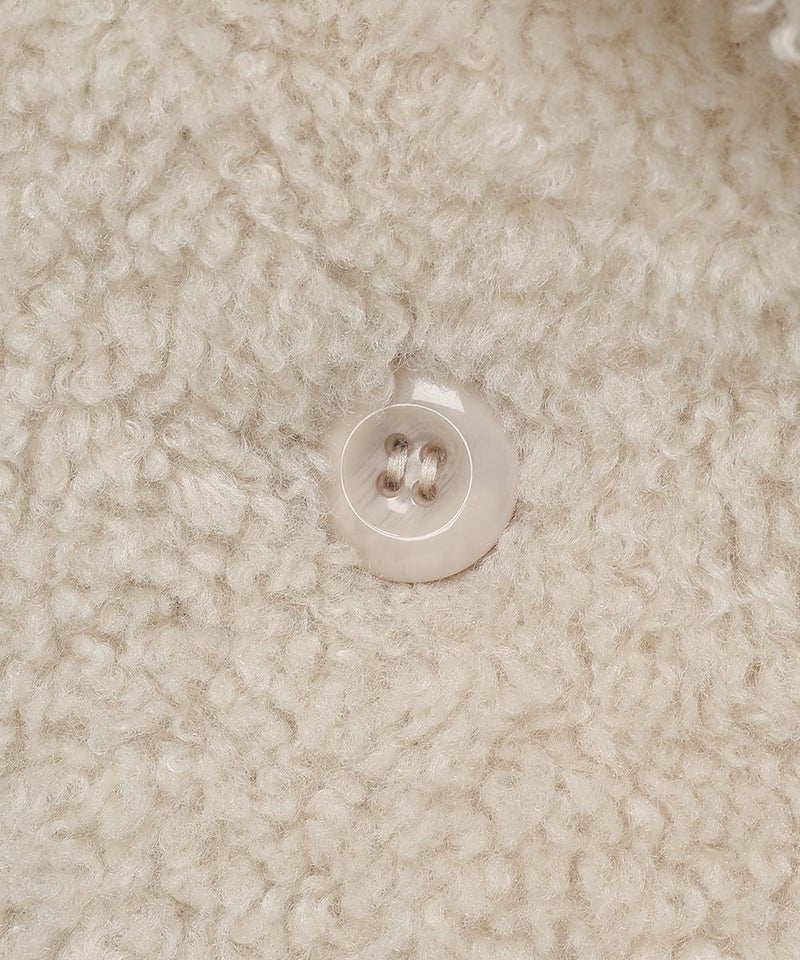 フロント釦 (off white)