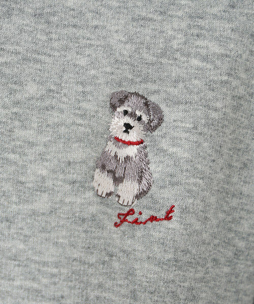 刺繍アップ (gray)