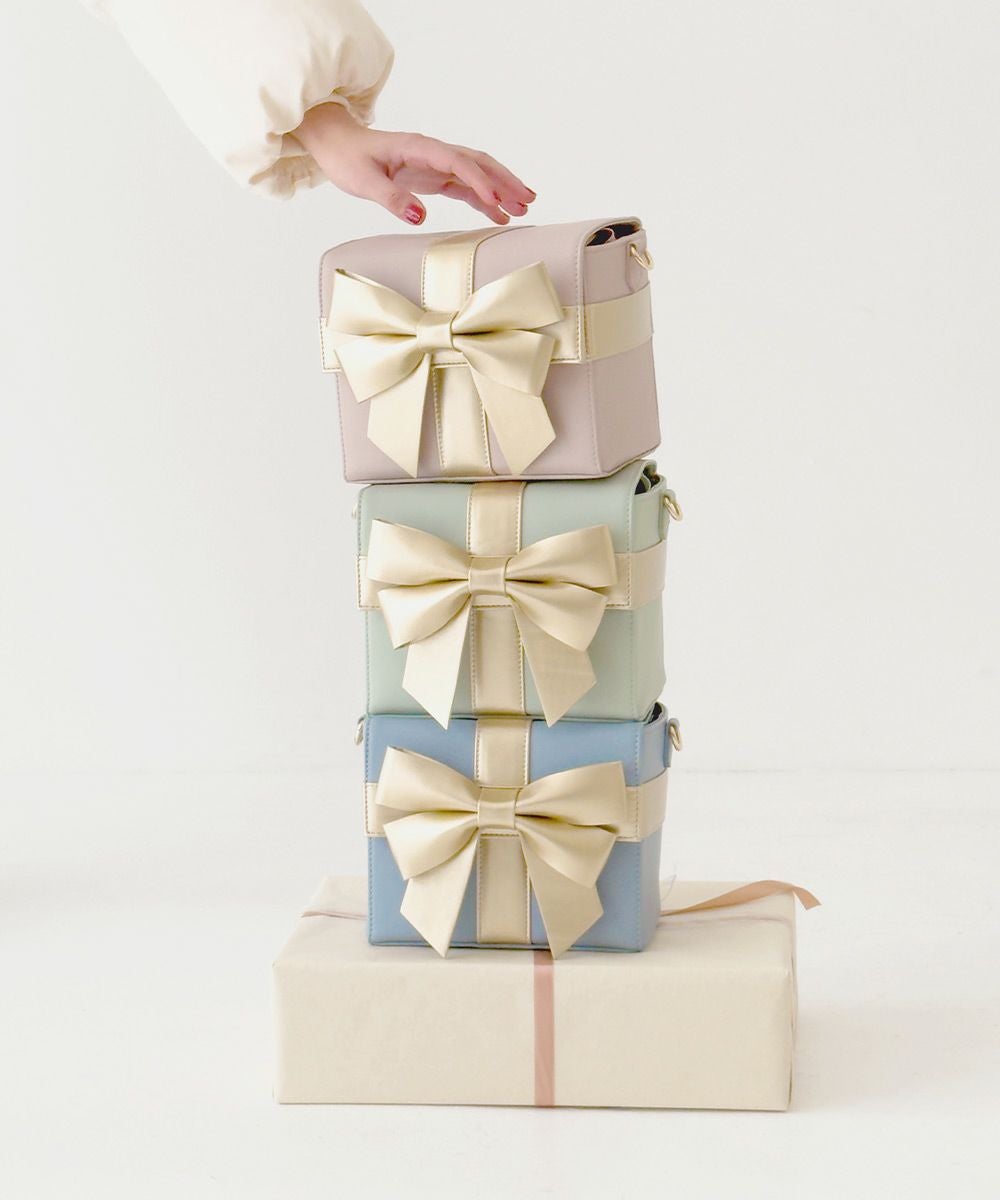 多重リボンプレゼントBOXバッグ/F i.n.t [56AC04a004] | F i.n.t公式