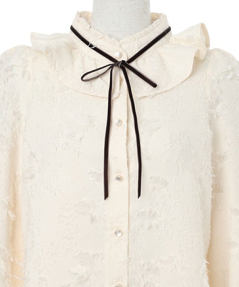 リボン (off white)