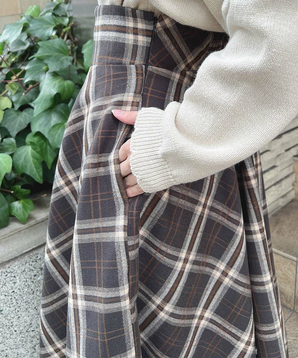 ランダムヘムチェックスカート/F i.n.t [56AG03p008] | F i.n.t公式