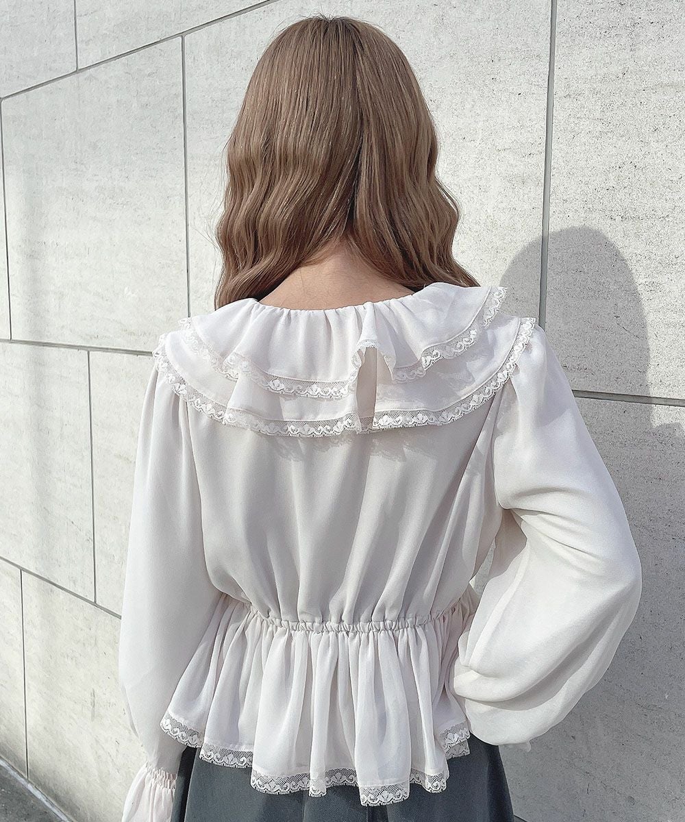 2.3万今季完売◆新品ラックス総レースブラウスダニエラグレジスチマラアパルトモン 2.3万今季完売◇新品ラックス総レースブラウスダニエラグレジスチマラ