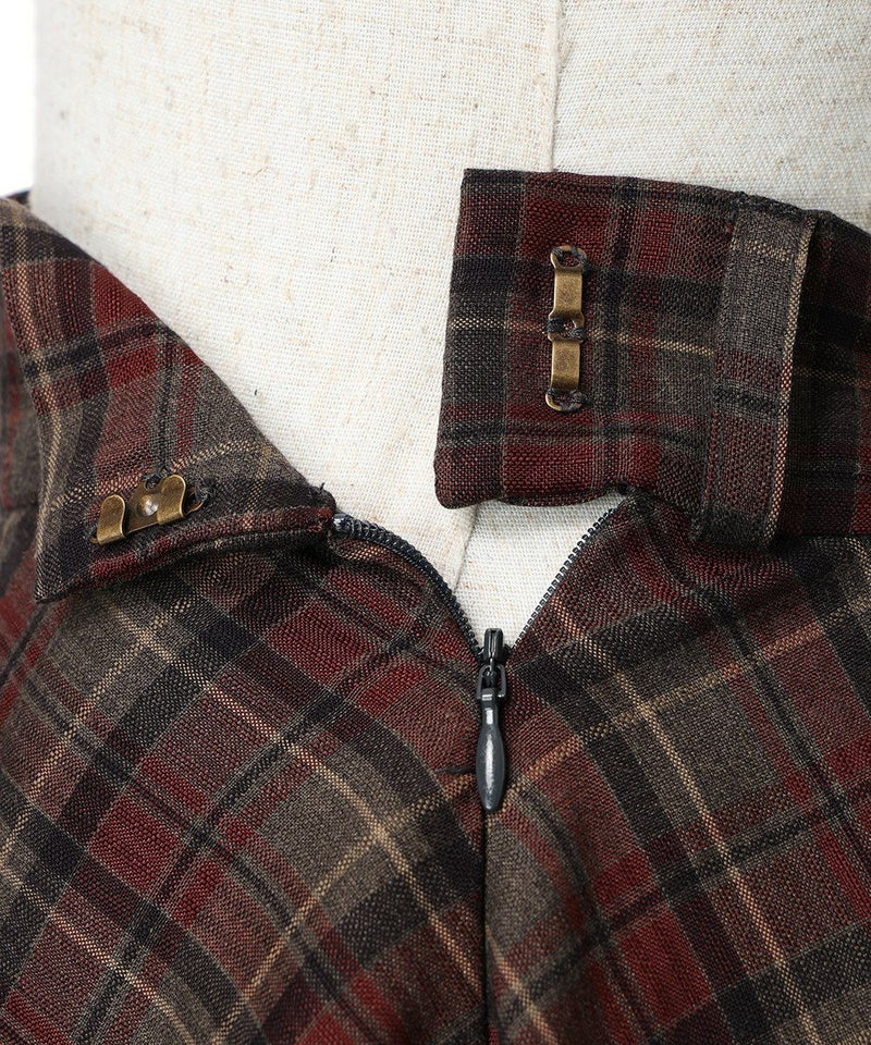 サイドファスナー (black×red)