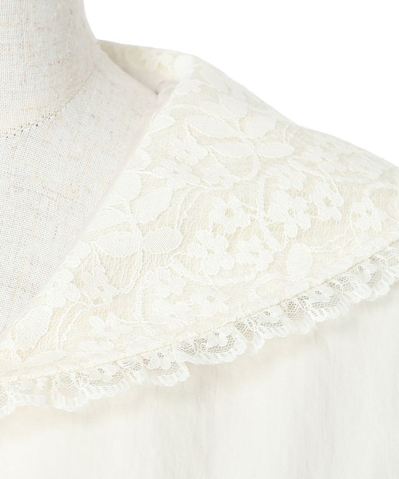 レース部分 (off white)