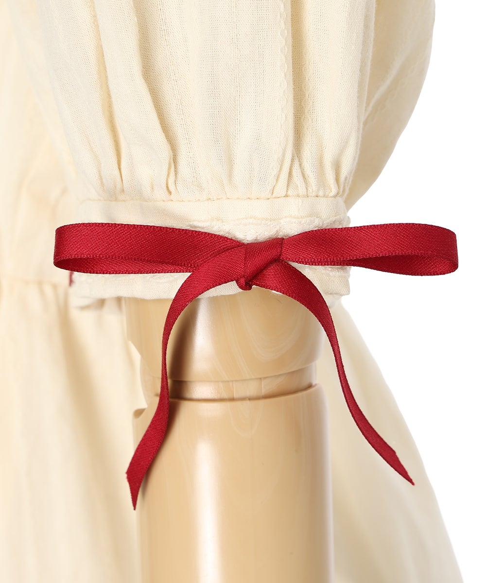 ご予約】はしごリボンコットンレースミニワンピース/F i.n.t