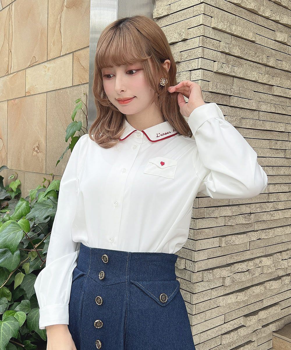 Love letterシャツ/F i.n.t [57AF01j002] | F i.n.t公式通販サイト
