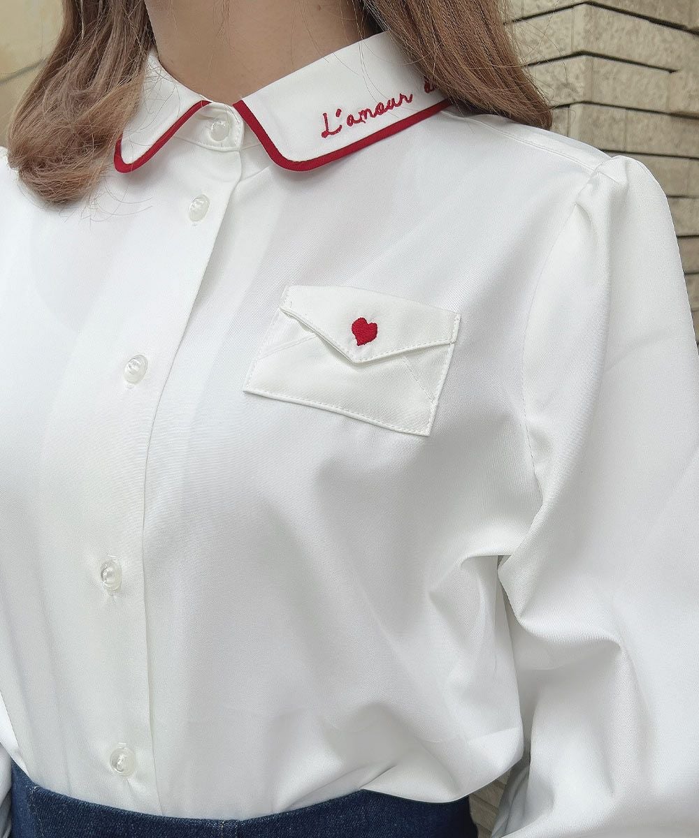 Love letterシャツ/F i.n.t [57AF01j002] | F i.n.t公式通販サイト