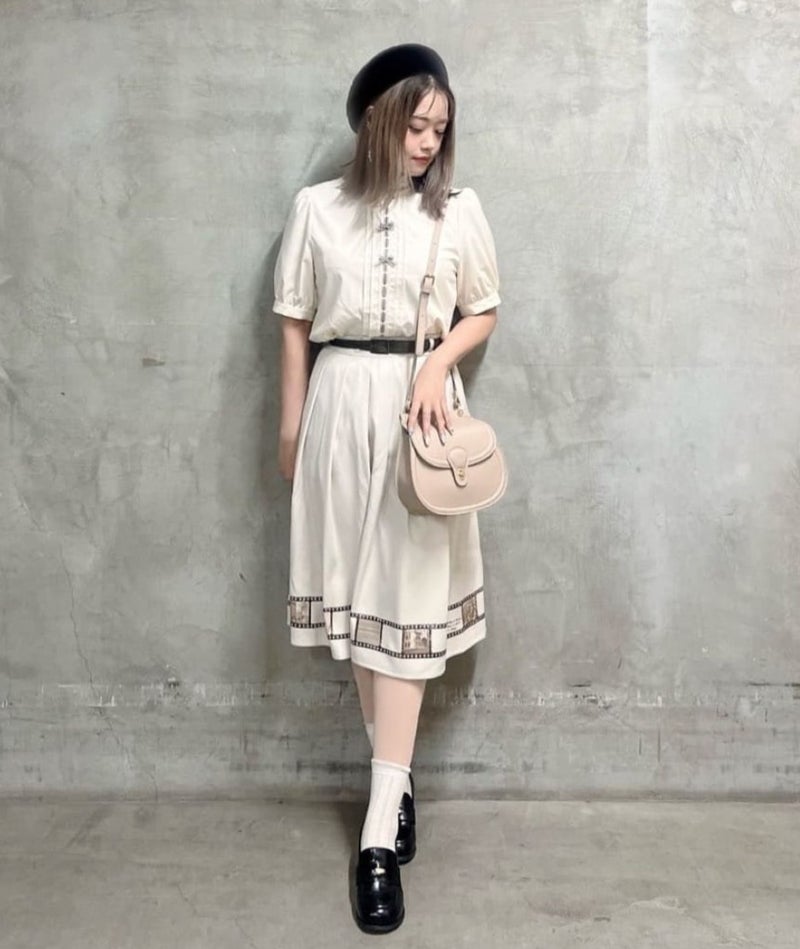 light beige / 155cm
