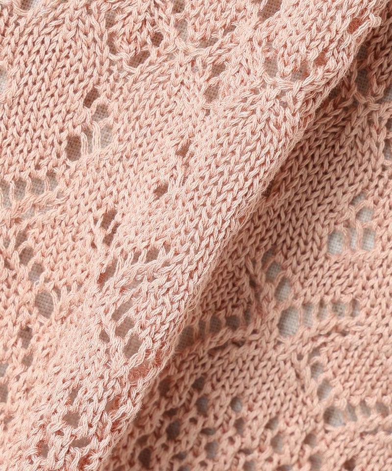 生地アップ (coral pink)