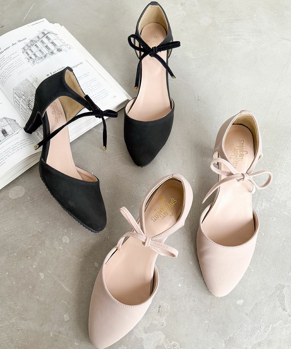 左：black,右：pink beige