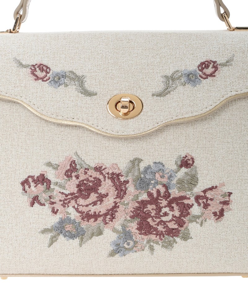 刺繍アップ (ivory)
