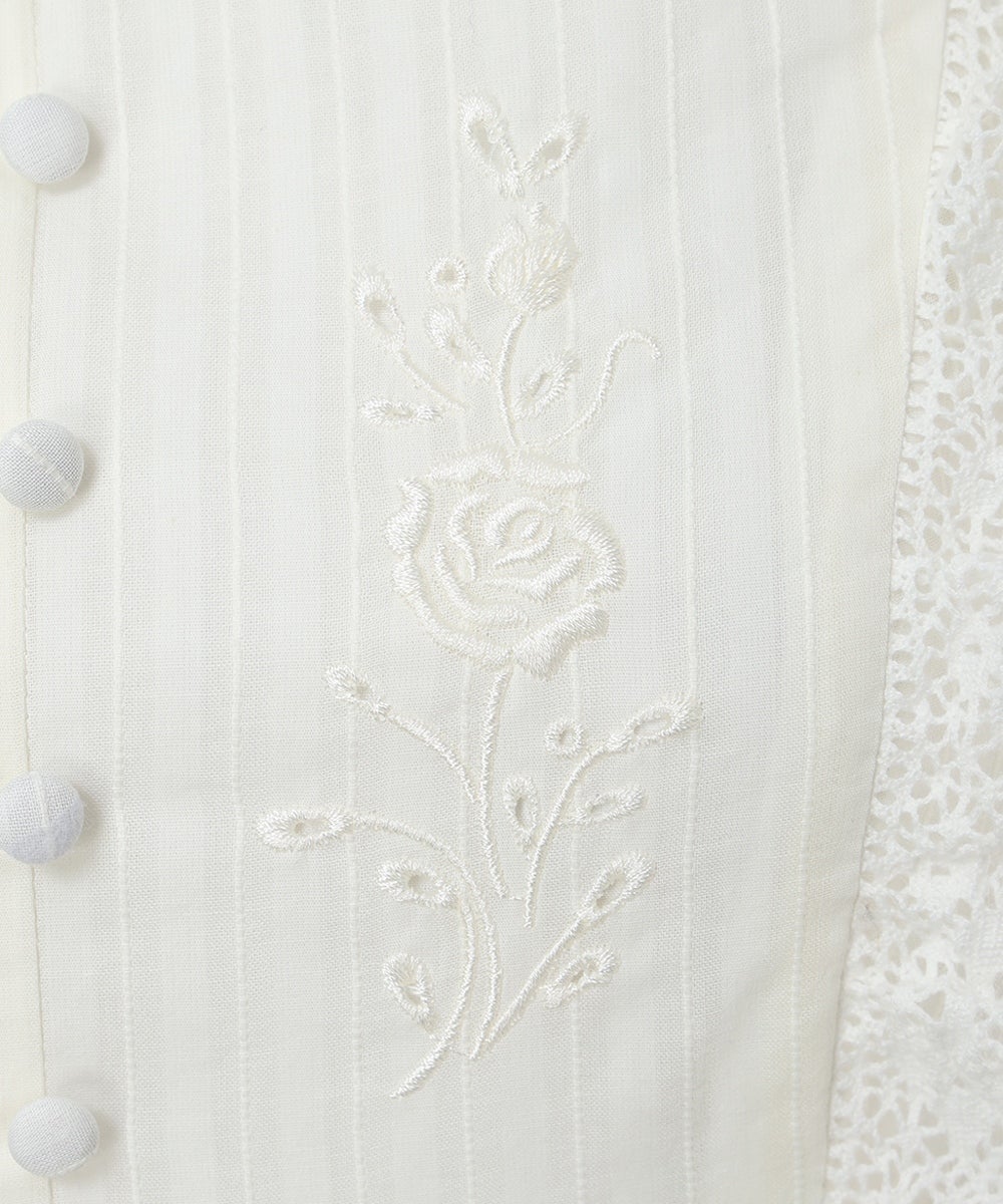 刺繍 (off white)