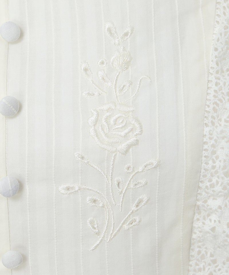 刺繍 (off white)