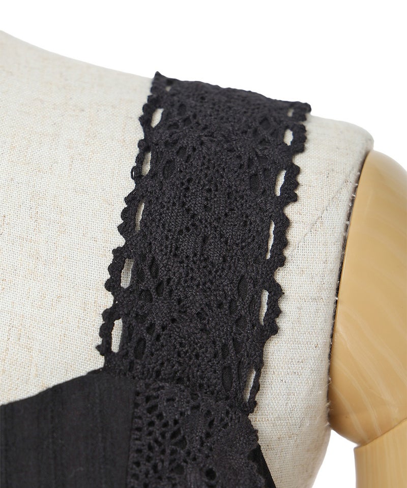 レース (black)