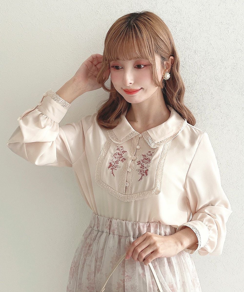 売り切りセール♡新品♡アプワイザーリッシェ♡ 刺繍ブラウス付アンサンブル♡ピンク Apuweiser-riche - 売り切りセール♡新品♡アプワイザーリッシェ