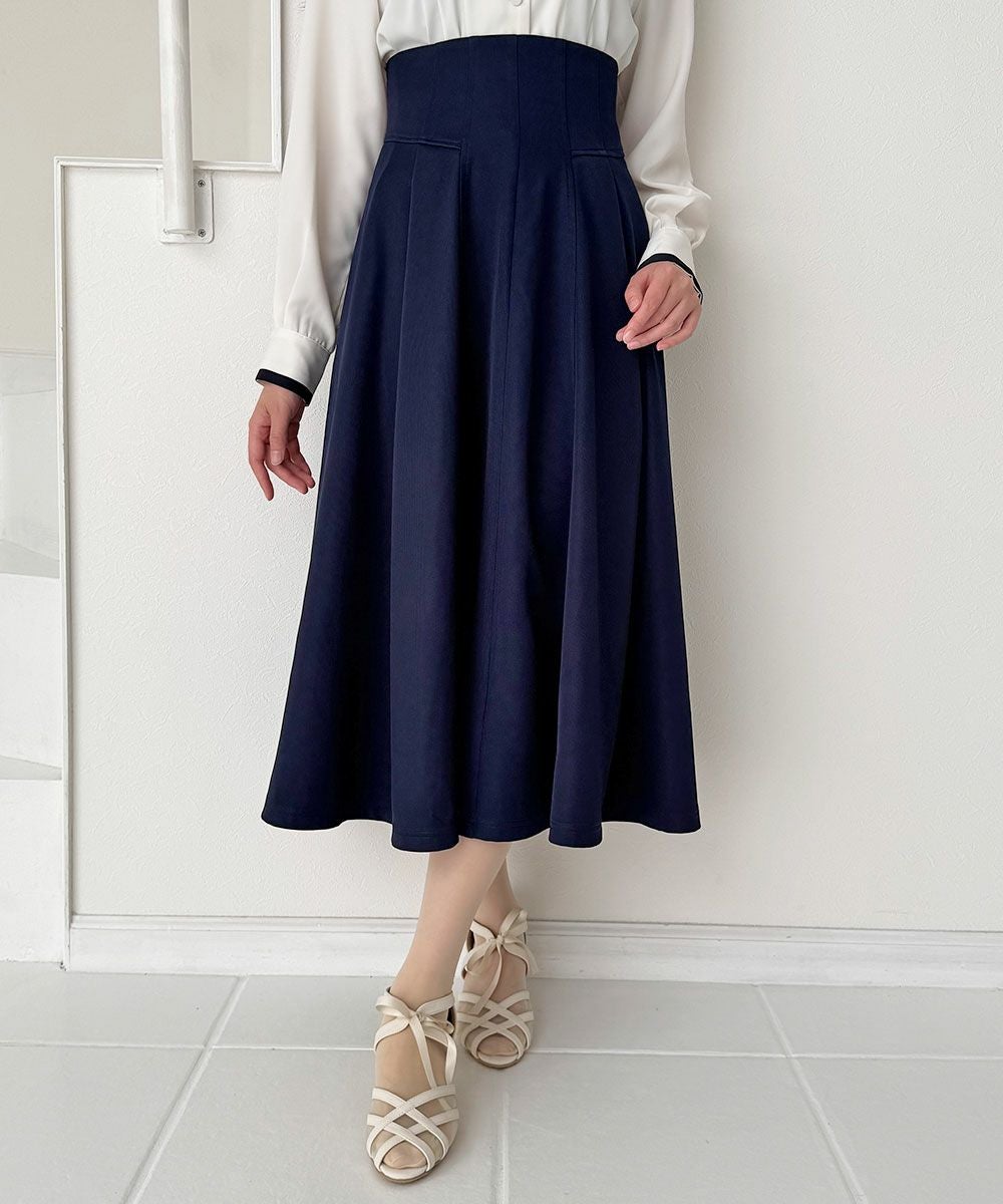 navy / 157cm:ベルトを外した状態