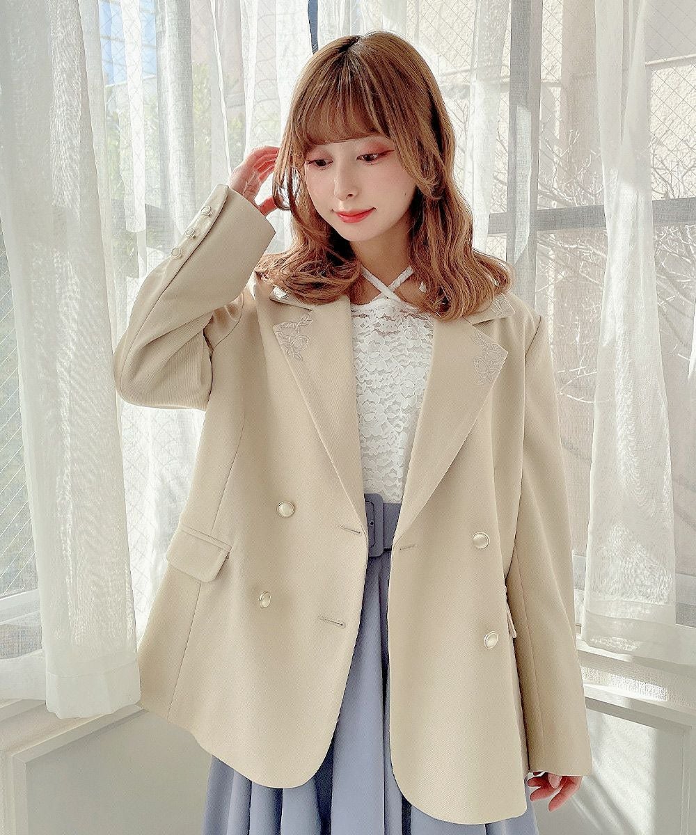 【美品】アルページュストーリー 2WAYリボンアンサンブル グレージュ2点セット Apuweiser-riche - 【美品】アルページュストーリー 2WAYリボン