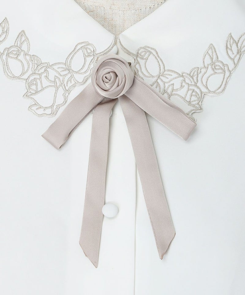 ローズタイアップ (pink beige)