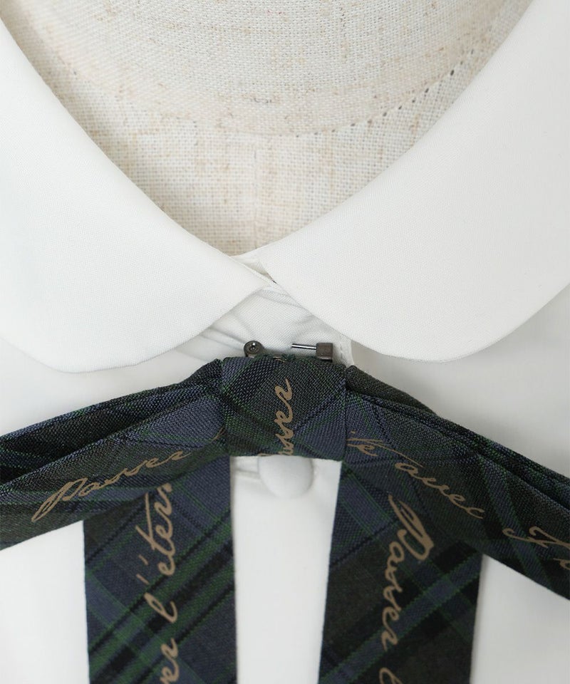 リボン取り外しピン部分 (off white×green)