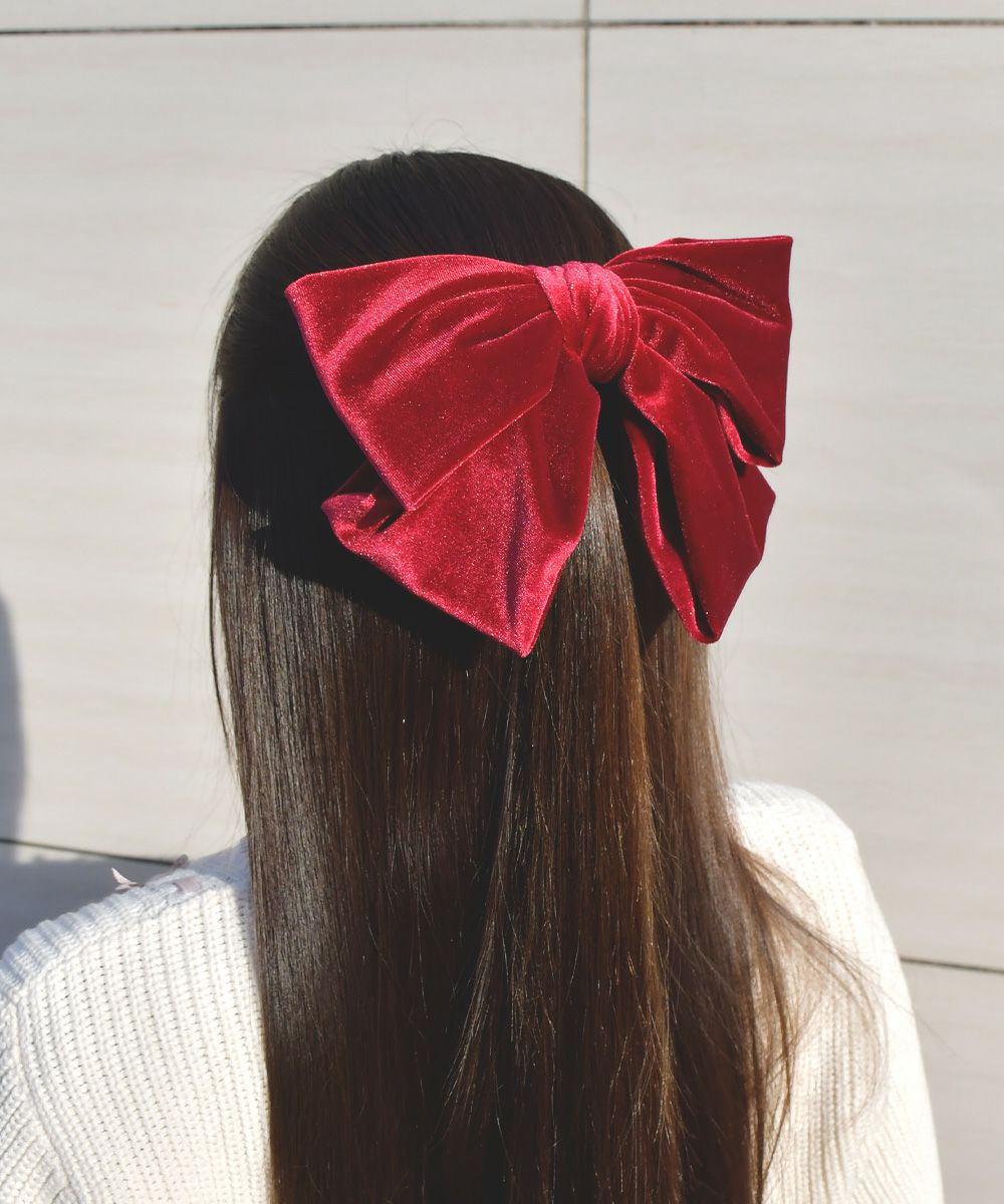 ベロアビッグリボンバレッタ/F i.n.t [56AB17a007] | F i.n.t公式通販