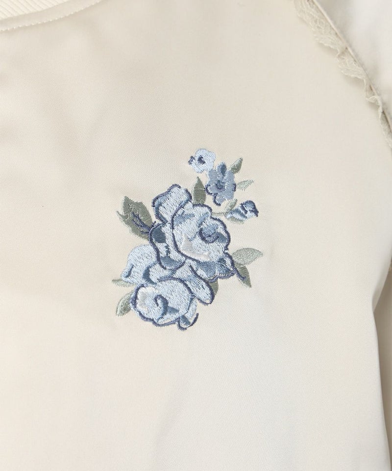 刺繍アップ (ivory)
