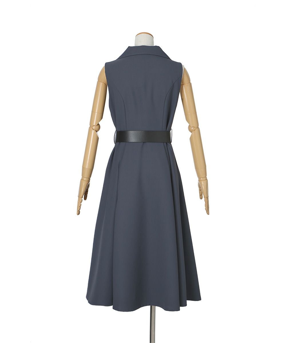 ベルト付き開衿ジレワンピース/an another angelus [57BE02f004] | F