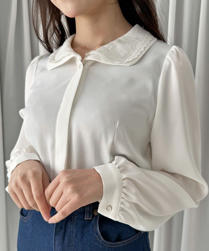 off white / 157cm / リボンタイを外した状態