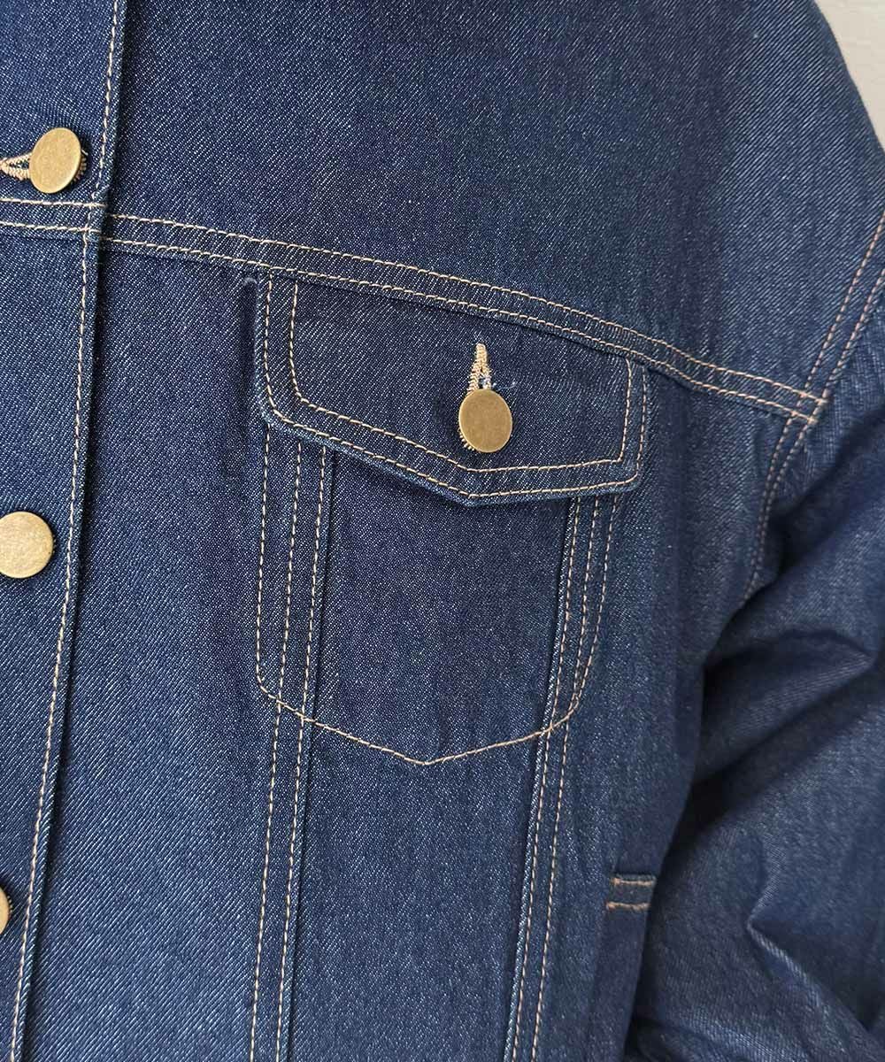 袖口リボンデニムジャケット/F i.n.t [57AD05j003] | F i.n.t公式通販