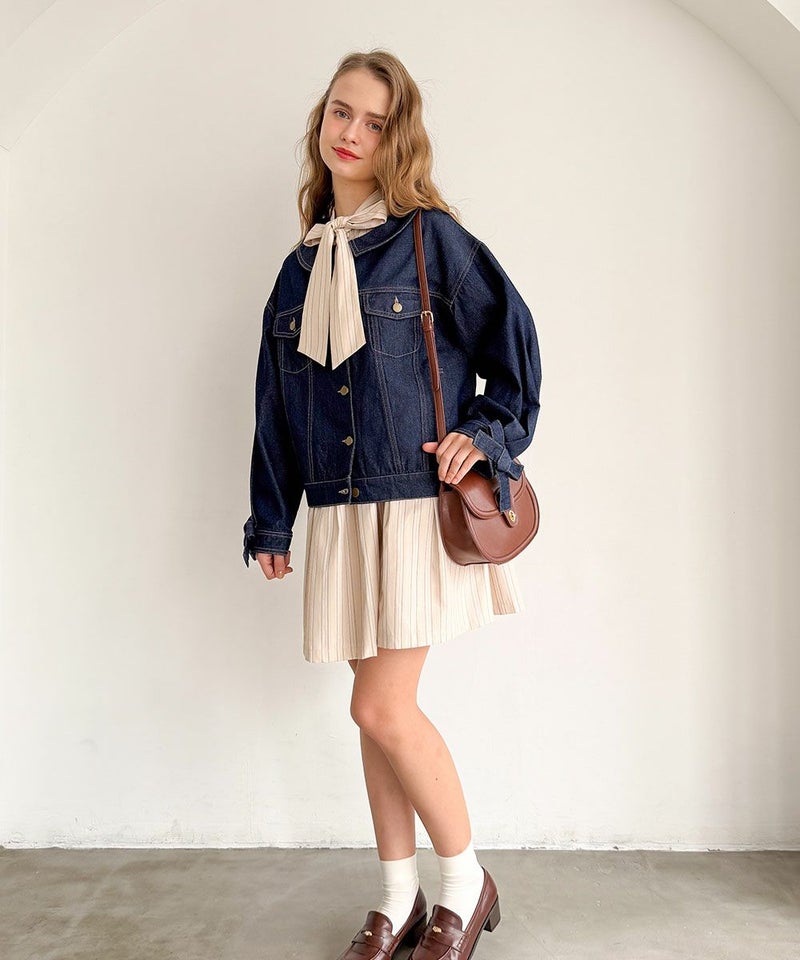 light beige / 171cm / アウター着用