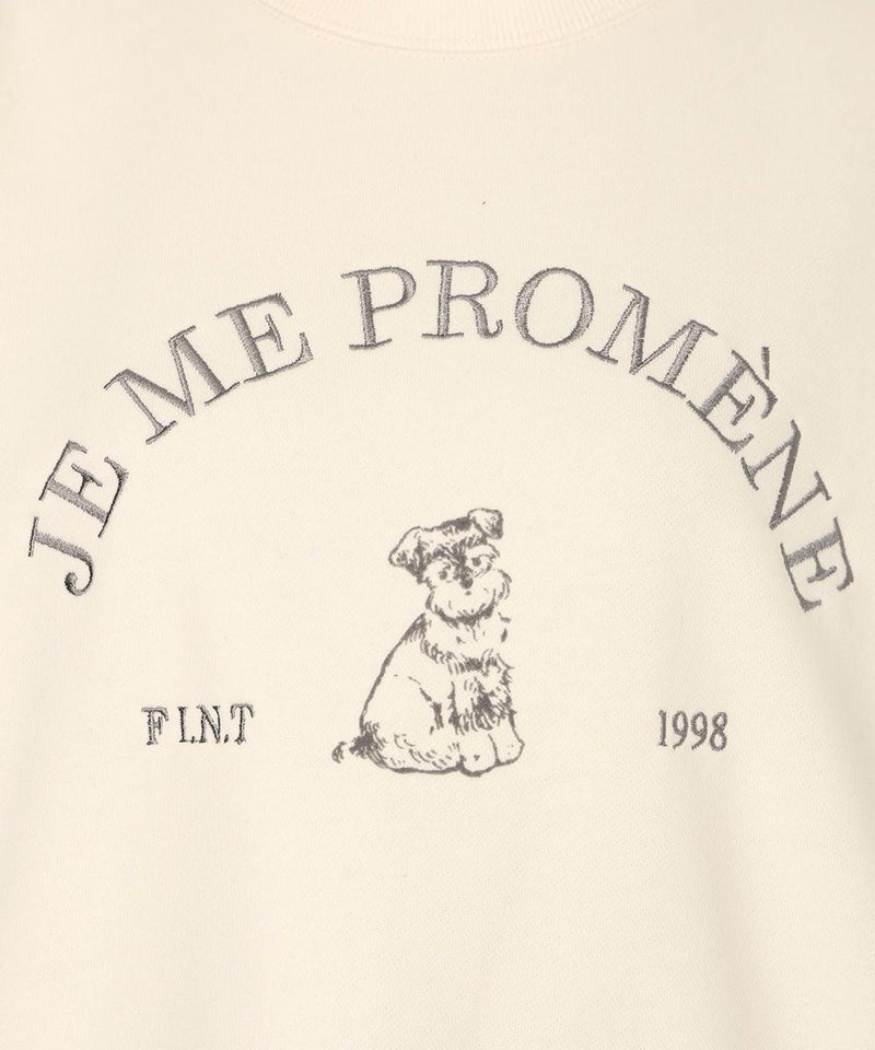 刺繍アップ (off white)