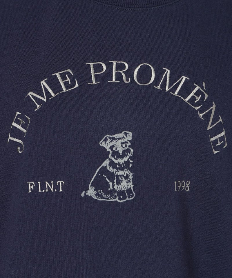 刺繍アップ (navy)