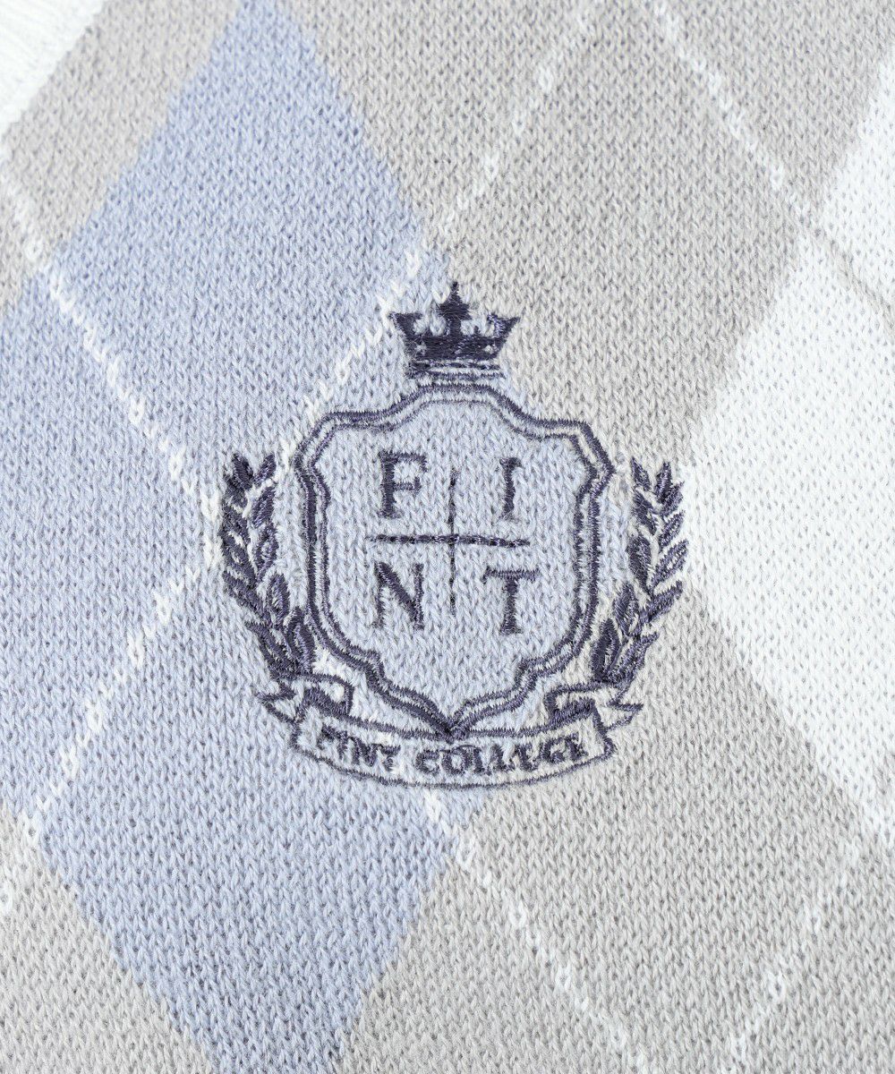 刺繍アップ (light gray)