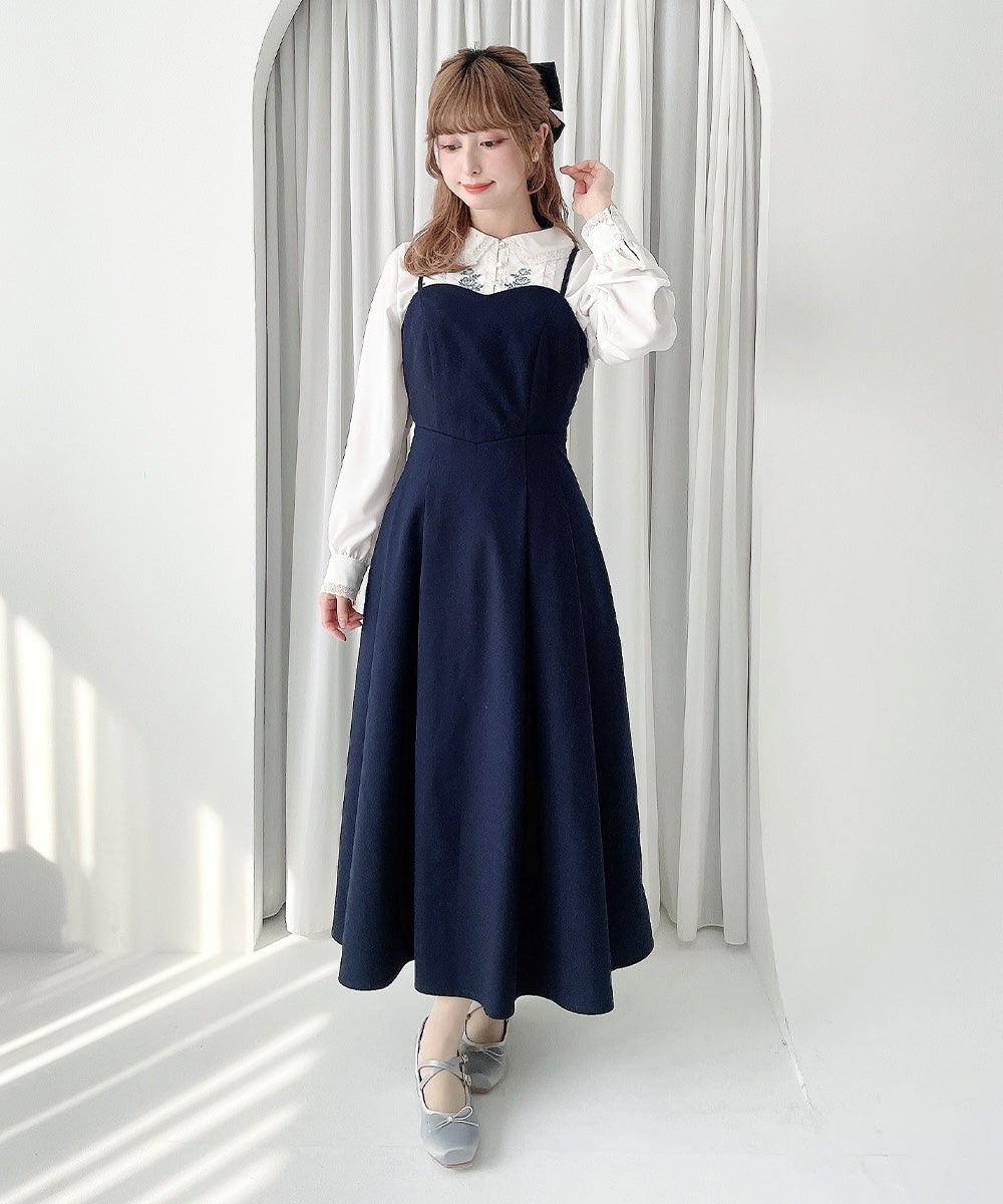 バックカッティングキャミワンピース/an another angelus [57BE03f006