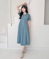 bluegreen×navy / 157cm