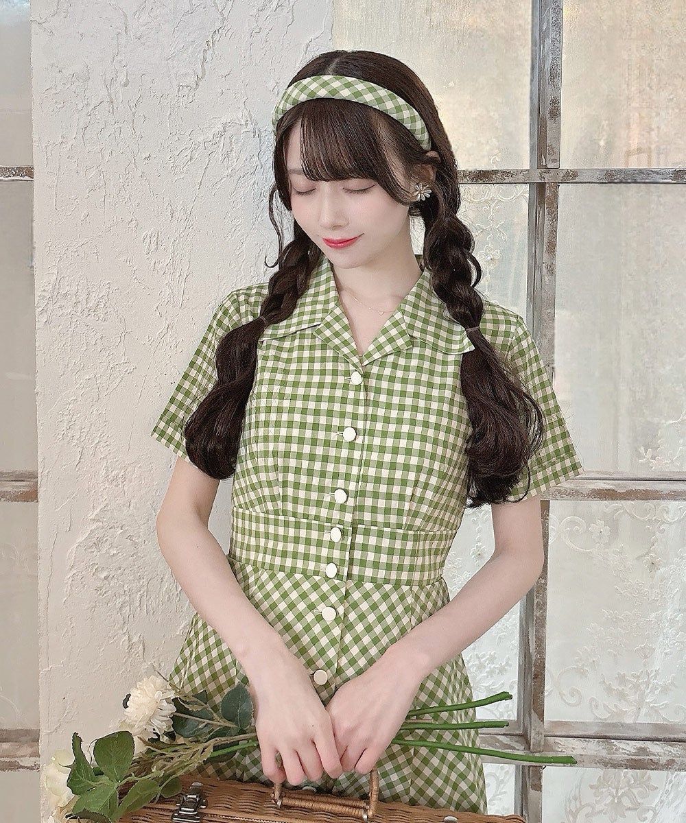 light green×white / 163cm